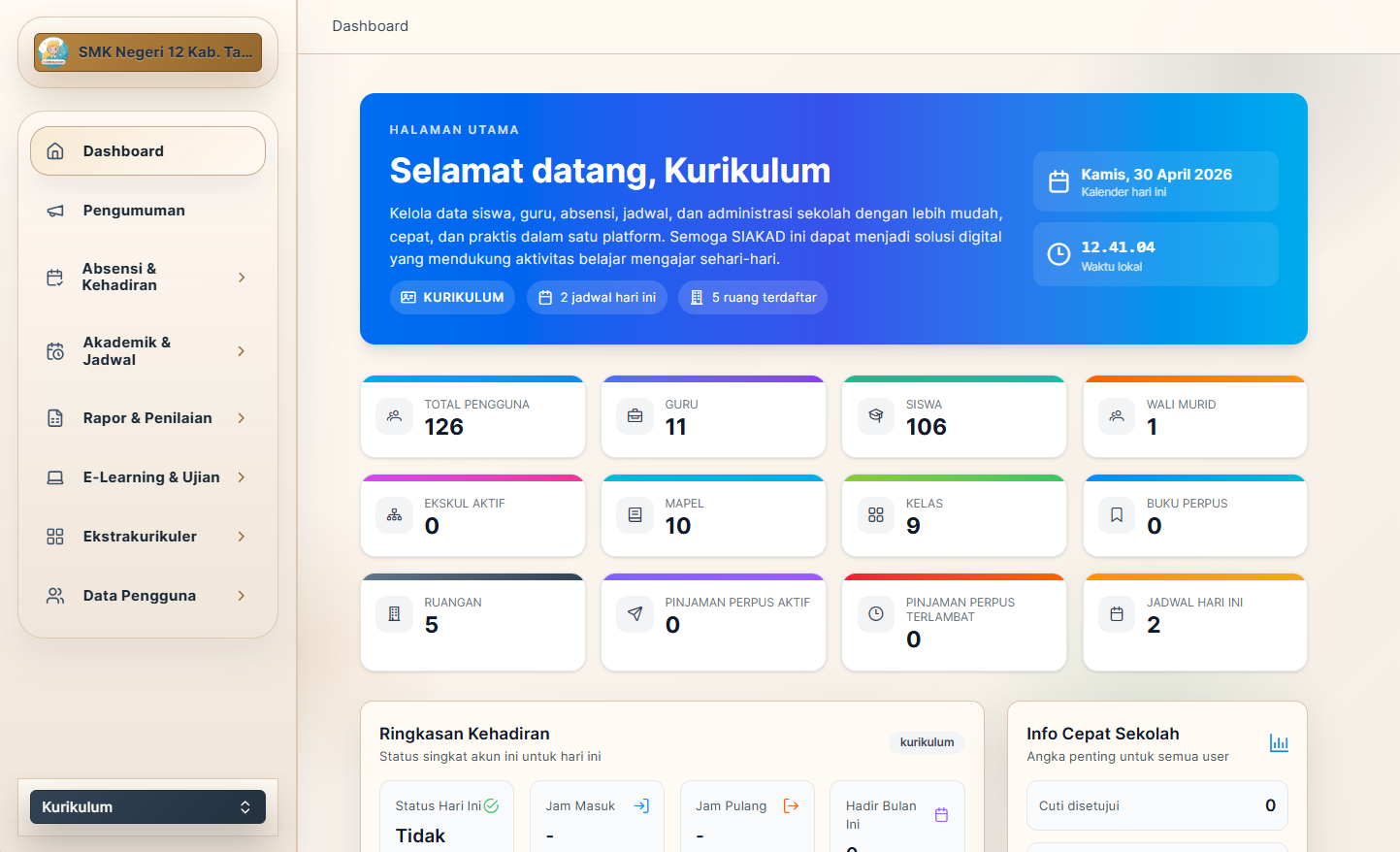 Dashboard